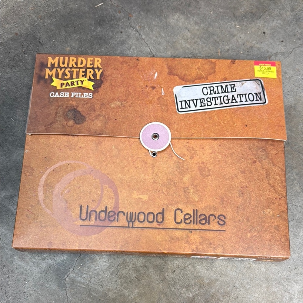 Murder Mystery Party Game - Crime Investigation